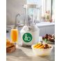 Philips 3000 Series Countertop Blender with Mill, 1 Liter, 450 Watt, White - HR2041-16