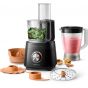 Philips Viva Food Processor with Attachments, 850W, Black - HR7530-10