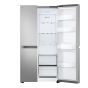 LG No-Frost Side By Side Refrigerator, 664 Liters, Inverter, Silver - GCB257KLJW