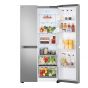 LG No-Frost Side By Side Refrigerator, 664 Liters, Inverter, Silver - GCB257KLJW