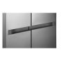 LG No-Frost Side By Side Refrigerator, 664 Liters, Inverter, Silver - GCB257KLJW
