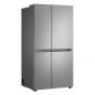 LG No-Frost Side By Side Refrigerator, 664 Liters, Inverter, Silver - GCB257KLJW
