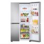 LG No Frost Refrigerator with Inverter Motor, 655 Liters, Silver - GC-B257SLWL