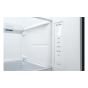 LG No Frost Refrigerator with Inverter Motor, 655 Liters, Silver - GC-B257SLWL