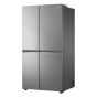 LG No Frost Refrigerator with Inverter Motor, 655 Liters, Silver - GC-B257SLWL