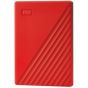 Western Digital My Passport External Hard Disk Drive, 2TB, Red - WDBYVG0020BRD