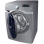 Samsung Front Load Automatic Washing Machine With Dryer, 18 KG, Inverter Motor, Silver- WD18J7825KP