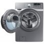 Samsung Front Load Automatic Washing Machine With Dryer, 18 KG, Inverter Motor, Silver- WD18J7825KP