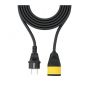iLOCK Power Extension Cord, 3500 Watt, 3 Meters - Black