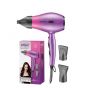 VGR Hair Dryer with Attachments, 2000-2400 Watt, 2 Heat Settings, 2 Speeds, Multi Color - V-461