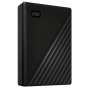 Western Digital My Passport External Hard Disk Drive HDD, 4TB, Black - WDBPKJ0040BBK-WESN