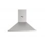Purity Pansy Plus Built-in Hood with Chimney, 90CM - Silver