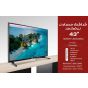 Prifix Frameless TV 43 Inch, FHD Smart LED - LED43DN4 
