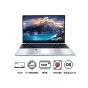 لاب توب بلان كيو ويند V10 ماكس، انتل كور i7-1060NG7، هارد 1 تيرا SSD، رام 16 جيجا، شاشة باضاءة خلفية LED مقاس 15.6 بوصة، بدقة FHD، كارت شاشة انتل ايريس بلس جرافيكس، ويندوز 11 - فضي 