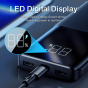 Joyroom Power Bank, 10000 mAh, 3 Ports, Black - JR-QP191