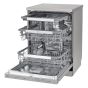 LG Quad Wash Dishwasher, 14 Person, 10 Programmes,  Silver - DFB325HS