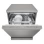 LG Quad Wash Dishwasher, 14 Person, 10 Programmes,  Silver - DFB325HS