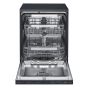 LG Freestanding Digital Dishwasher, 14 Place, 10 Programmes, Black - DFC335HM