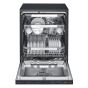 LG Freestanding Digital Dishwasher, 14 Place, 10 Programmes, Black - DFC335HM