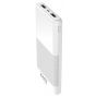 ICONZ Power Bank, 10000mAh, 2 Ports, White - XPB04W