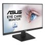 ASUS VA27EHE Eye Care Monitor – 27 inch, Full HD, IPS, Frameless, 75Hz, Adaptive-Sync/FreeSync™, Low Blue Light, Flicker Free, Wall Mountable