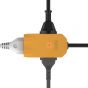 Haier 50 Inch 4K UHD Smart QLED TV with Built-in Receiver - H50S80EU with ETI TV Wall Mount, Black - TX40 and iLock Mini Power Strip, 3 Outlet, 2500 Watt - Yellow and Black