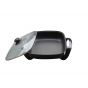 Home Electric Grill, 1500 Watt, Black- YA3500