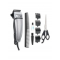 Kemei Corded Electric Hair Clipper and Trimmer, Silver and Black - KM-4639