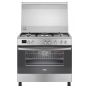 Zanussi Freestanding Digital Gas Cooker, 5 burners, Stainless Steel, 90 cm - ZCG92496XA
