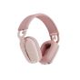 Logitech Zone Vibe 100 Bluetooth Headphones - Rose