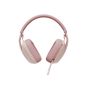 Logitech Zone Vibe 100 Bluetooth Headphones - Rose