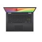 Asus Vivobook Flip 14 TP470EA-EC007W Laptop, Intel Core i7-1165G7, 512GB M.2 NVMe SSD, 8GB RAM, 14 Inch FHD, Intel Iris Xe Graphics, Windows 11 - Black