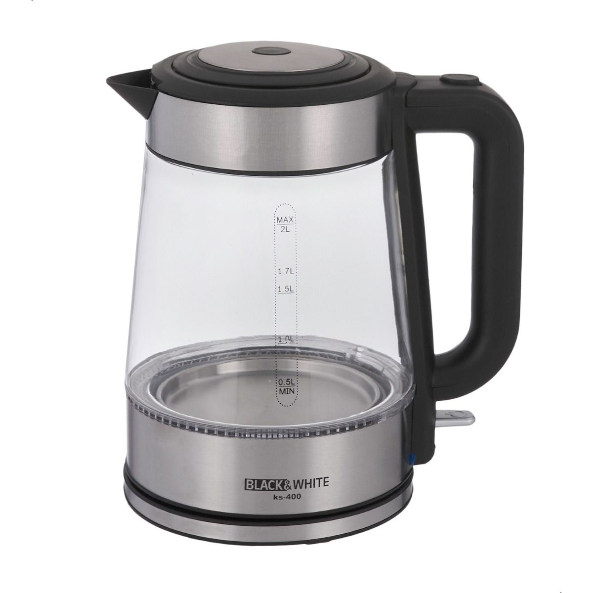 Black and cheap silver kettle