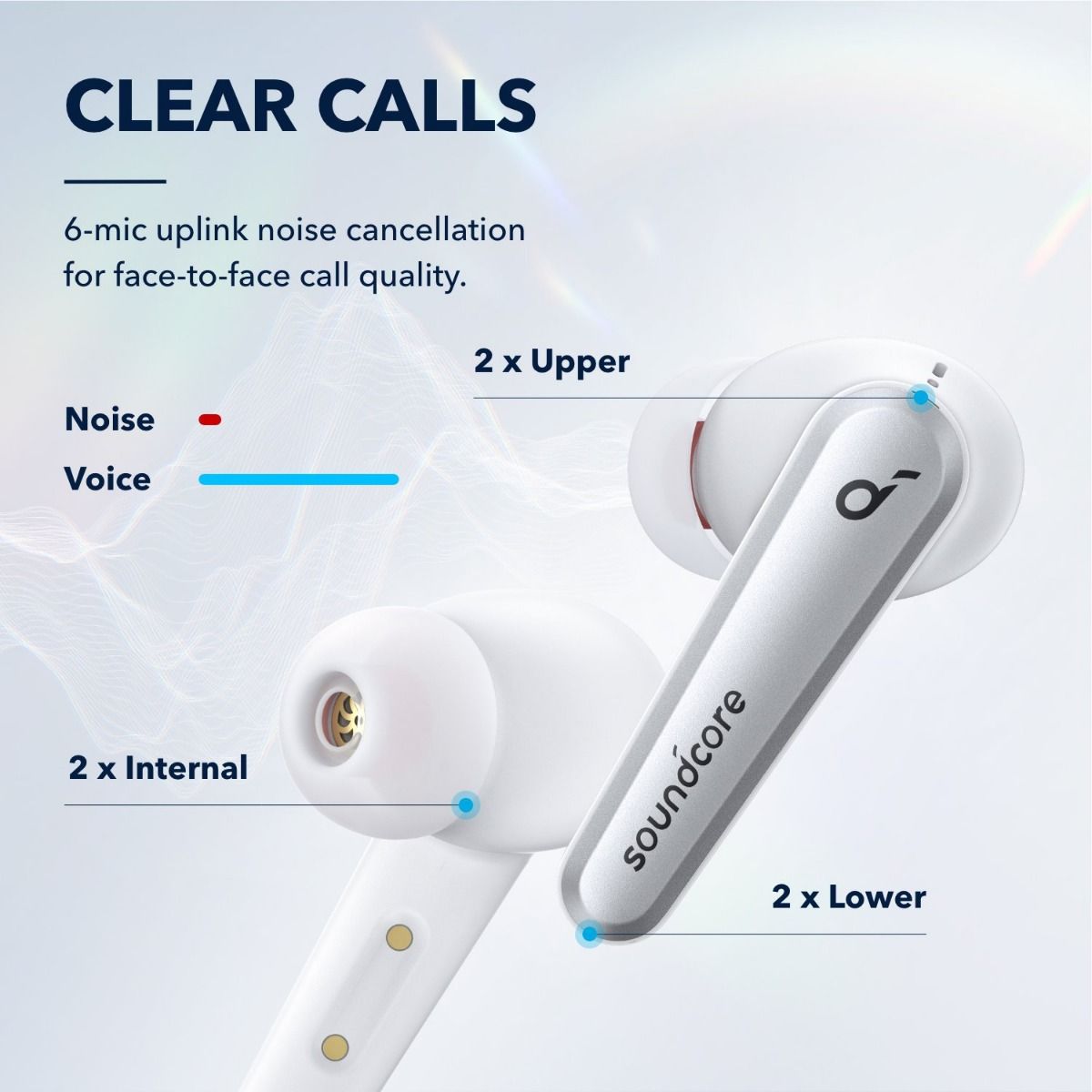 Anker Soundcore Liberty Air 2 白 アンカー Ankerの完全ワイヤレスイヤホン Libertyシリーズ | Anker Japan