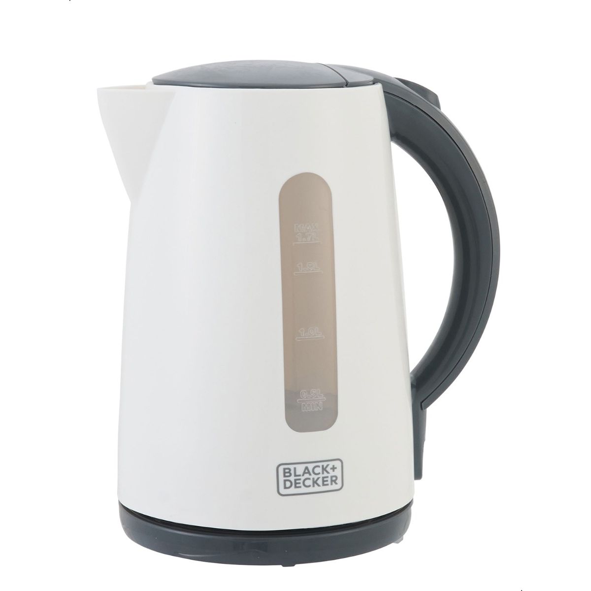 Black Decker Electric Kettle 2200 Watt 1.7 Liter White JC70