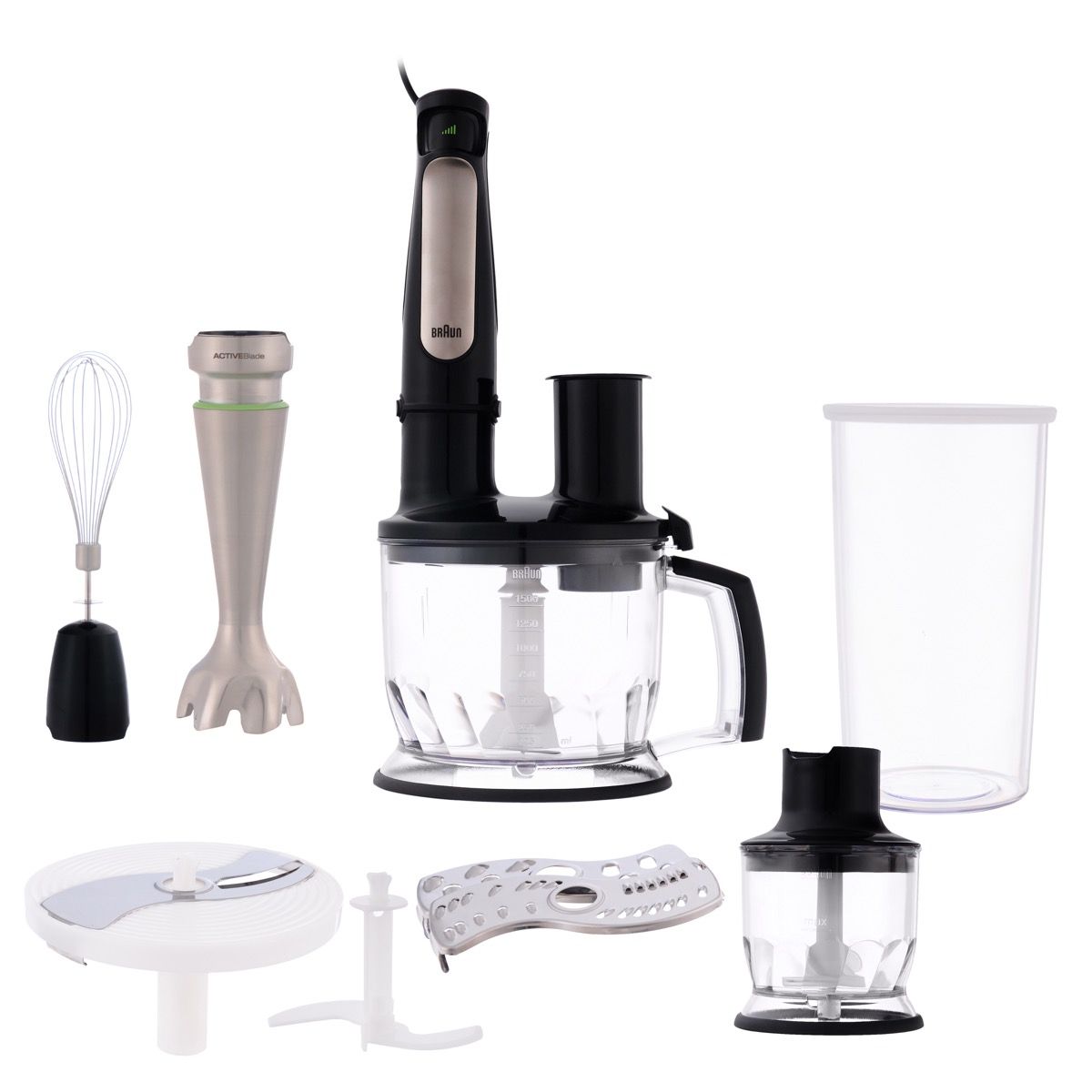Braun MultiQuick Hand Blender, 1.5 Liters, 1000 Watt, Silver Braun MultiQuick Hand Blender, 1.5 Liters, 1000 Watt, Silver