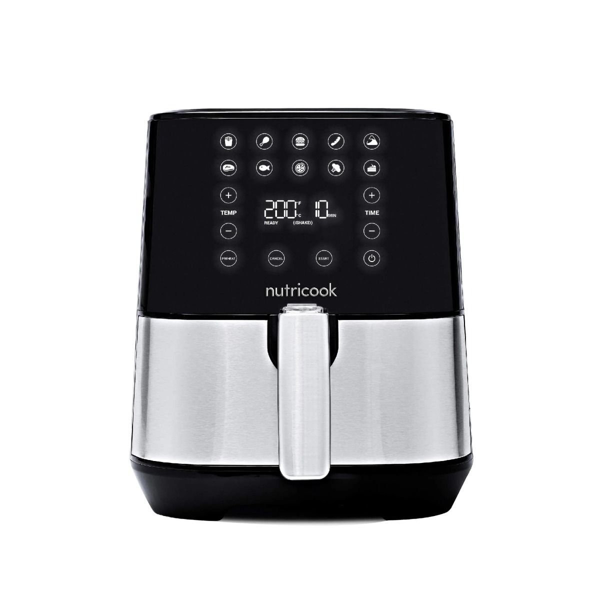 Nutricook Airfryer 2 5.5 Liters 1700 Watt Stainless Steel And