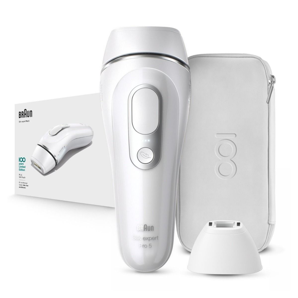 Braun Silk-expert Pro 5 IPL Hair Removal , White - MBSEP5, Best price in  Egypt