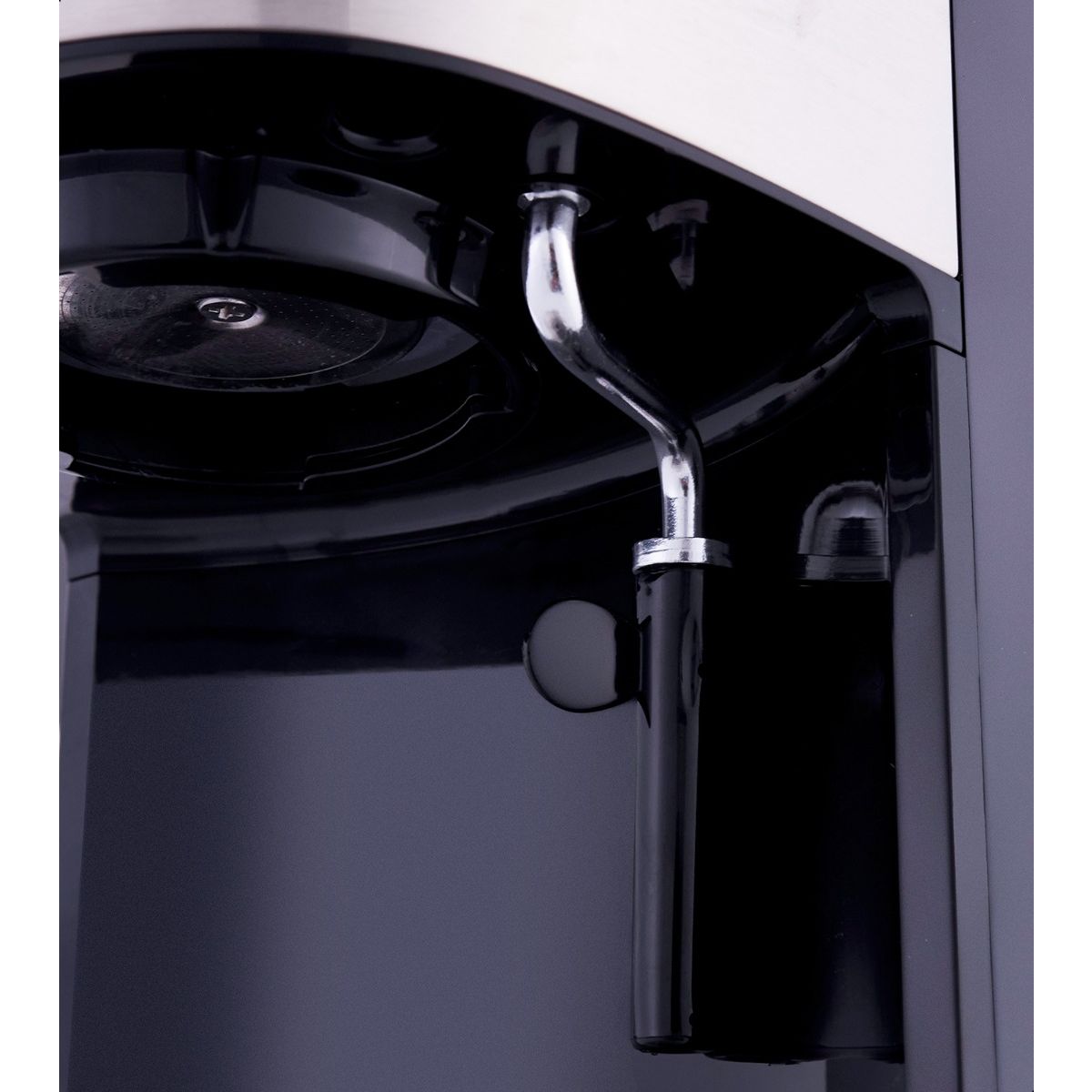 Tornado Manual Espresso Coffee Maker, 15 Bar, 1450 Watt, Black Silver