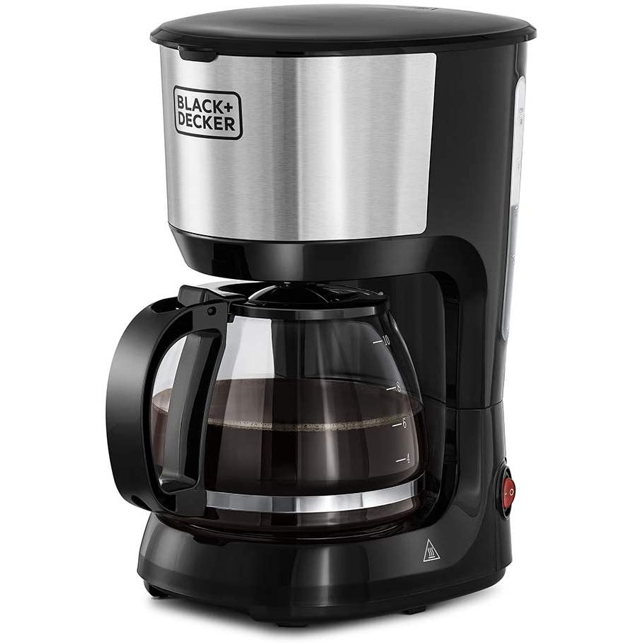 Black Decker Coffee Maker 750 Watt Black Silver DCM750S B5