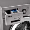 LG Front Load Automatic Washing Machine, 9 KG, Inverter Motor,  Stone Silver - FH4G6VDY6
