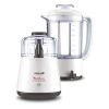 Moulinex La Moulinette Chopper and Blender, 500ml, 2 Liters, 1000 Watt, White - DPA241EG