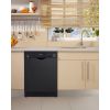 Bosch Series 2 Freestanding Dishwasher, 12 Persons, Black - SMS25AB00V 