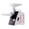 Bosch Compact Power Meat Grinder, 1800 Watt, White/Black - MFW3850B