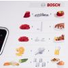 Bosch Compact Power Meat Grinder, 1800 Watt, White/Black - MFW3850B