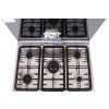 Unionaire i-Cook Smart Gas Cooker, 5 Burners, Stainless Steel, 90 cm - C6090SS-DC-511-IDSC-S