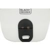 Black + Decker Rice Cooker, 1.8 Liter, 700 Watt, White - RC1860