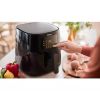 Philips Essential Xl Electric Air Fryer, 6.2 Liters, 2000 Watt, Black - HD9270/91