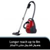 Panasonic Standard Series Bagged Vacuum Cleaner, 1700 Watt, Red - MC-CG525