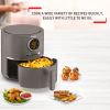 Tefal Ultra  Digital Air Fryer, 4.2 Liter, 1600 Watt, Charcoal Grey - EY111B15